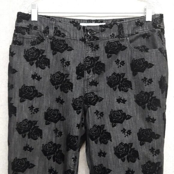 Chico's Platinum Denim Jeans.  Size 1.5 - Picture 1 of 7